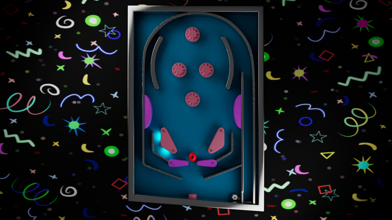 3D Pinball Machine Animation